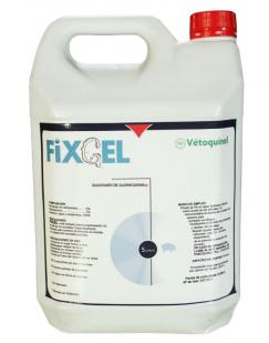 Fixgel Fixgel Vetoquinol: detergente-desinfectante para utilizar directamente en animales de producción.